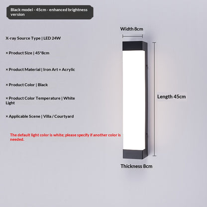 IP55 Linear Outdoor Wall Light