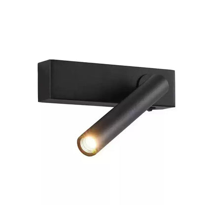 Rotatable LED Reading Wall Light / Warm Light 5W / Black Left