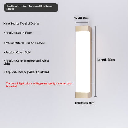 IP55 Linear Outdoor Wall Light