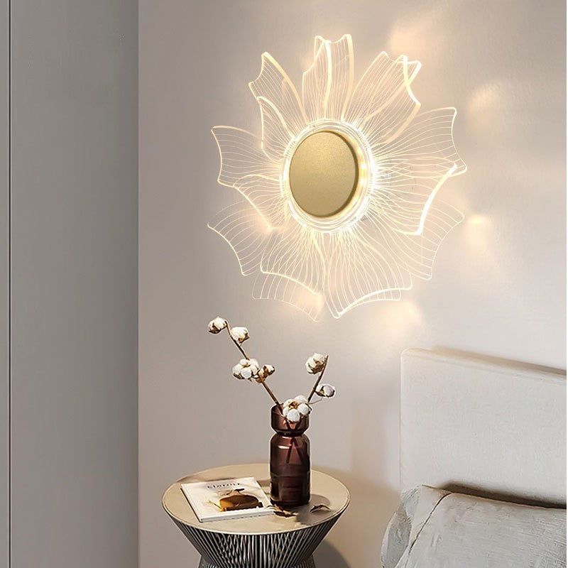 Petal Acrylic Dimmable LED Wall Light