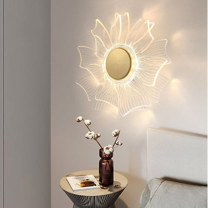 Petal Acrylic Dimmable LED Wall Light