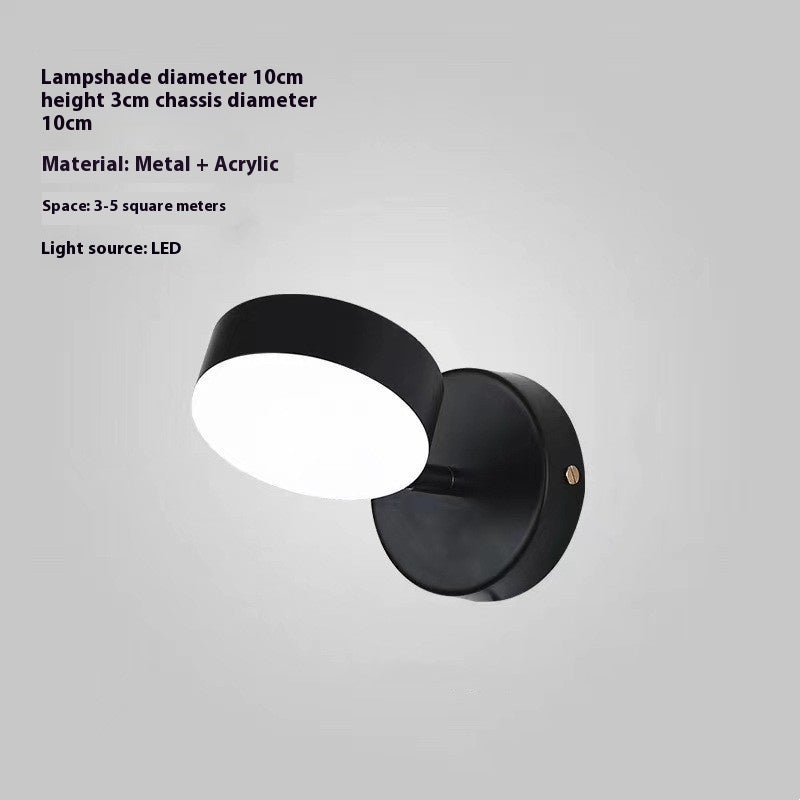 Rotatable Mirror Reading Wall Light / Neutral Light / A Style Gold With Switch