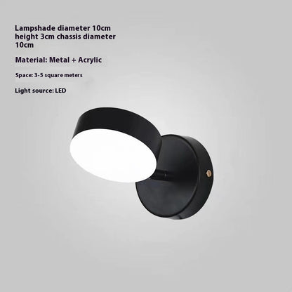 Rotatable Mirror Reading Wall Light / Neutral Light / A Style Gold With Switch