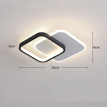 Ceramic Tri-Color Ceiling Light / Square / Ceiling opening