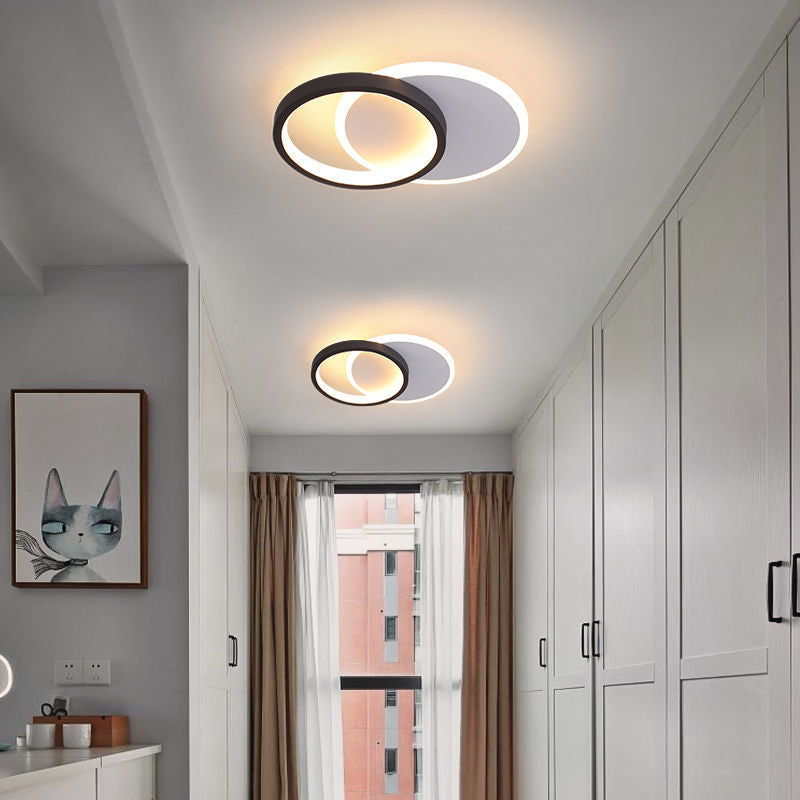 Ceramic Tri-Color Ceiling Light / Round shape / No ceiling opening required