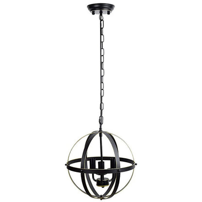 Adjustable Industrial Iron Chandelier / No light source by default / Five heads