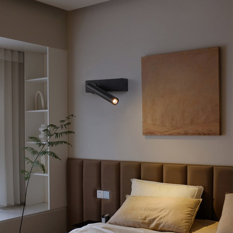 Rotatable LED Reading Wall Light / Warm Light 5W / Black Right