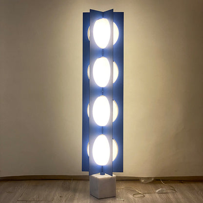 Sculptural Marble Accent Table Lamp