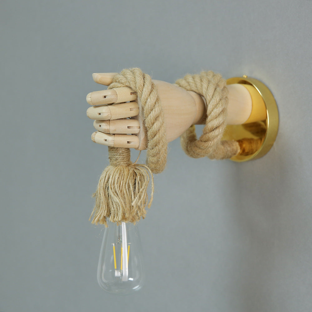 Sculptural Hand E27 Wall Light