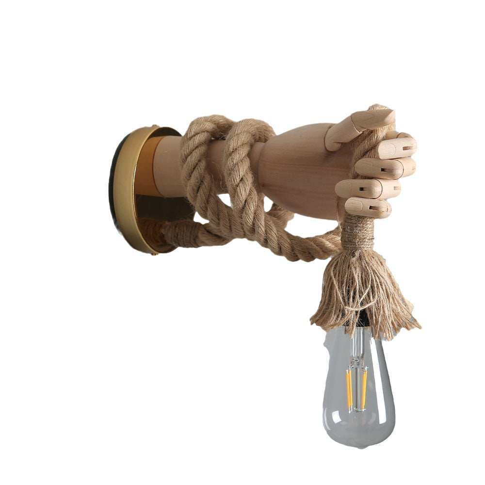 Sculptural Hand E27 Wall Light / No Light Source / Left Hand